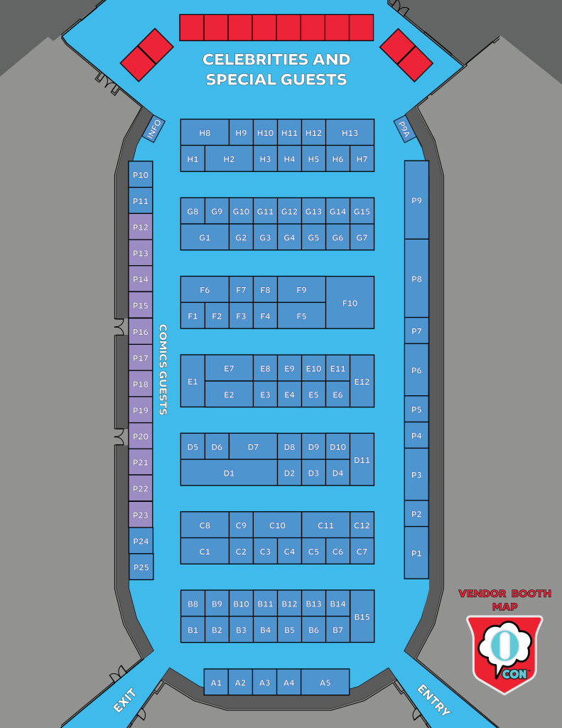 O Con Arena 2026 Floor Map