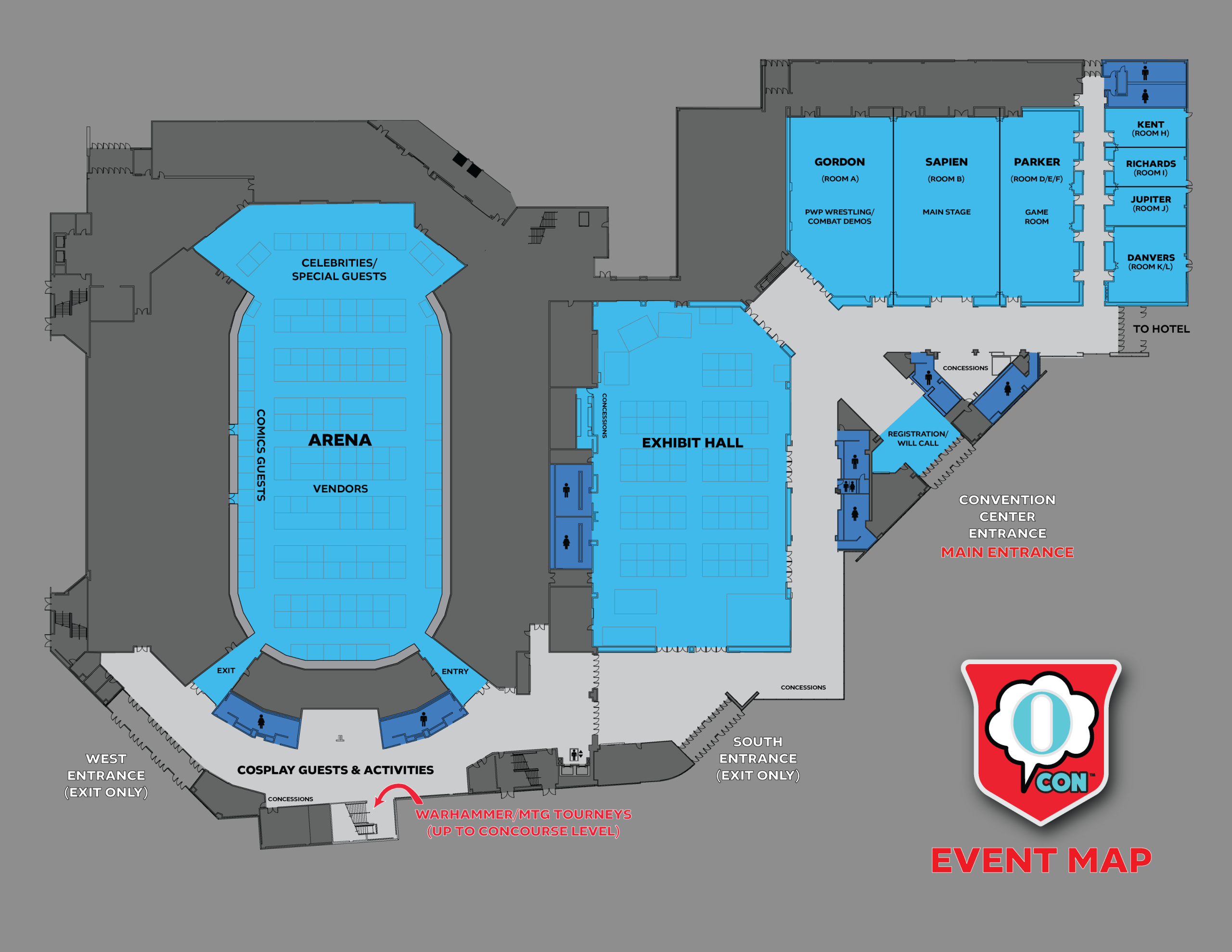 O Con 2026 Event Map